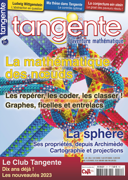 Numéro 211 Tangente magazine - La mathématique des nœuds