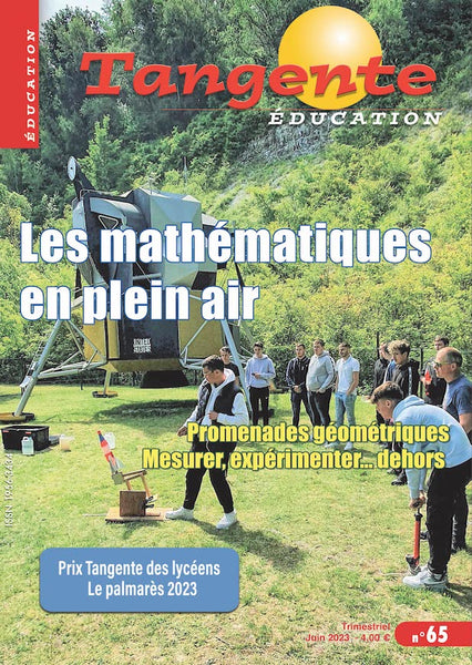 Numéro 65 Tangente éducation - Les maths en plein air