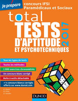 Total tests d'aptitude et psychotechniques - Concours IFSI paramédicaux et sociaux