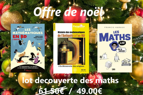 Lot bibliothèque Tangente les maths en BD