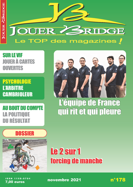 Numéro 178 Jouer Bridge - Le 2 sur 1 forcing de manche