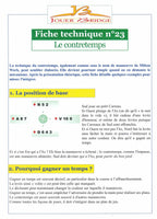 Fiche technique à l'unité