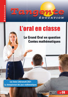 Numéro 58 Tangente éducation - L'oral en classe