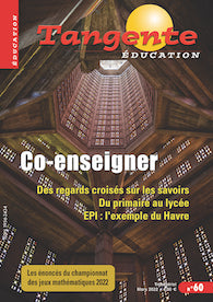 Numéro 60 Tangente éducation - Co-enseigner