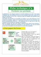 Fiche technique à l'unité