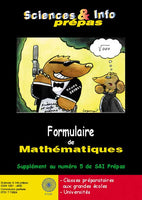 Formulaire de mathématiques (2 achetés le 3ème offert)