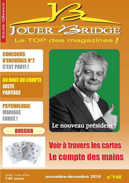 Numéro 148 Jouer Bridge -  Voir à travers les cartes : Le compte des mains  Collectif