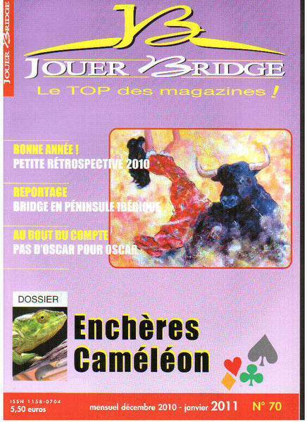 Numéro 70 Jouer Bridge - Enchères caméléon