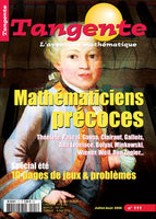 Numéro 111 Tangente magazine - Mathématiciens précoces