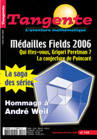 Numéro 112 Tangente magazine - Médailles Fields 2006