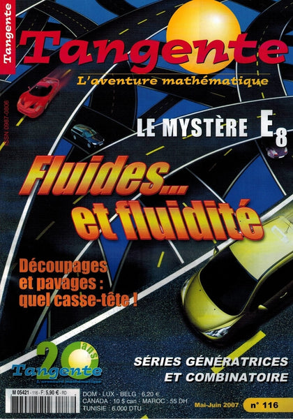 Numéro 116 Tangente magazine - Fluides et fluidités