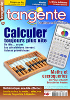 Numéro 184 Tangente magazine - Calculer toujours plus vite