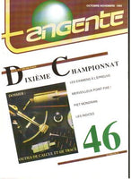 Numéro 46 Tangente magazine - Dixième championnat