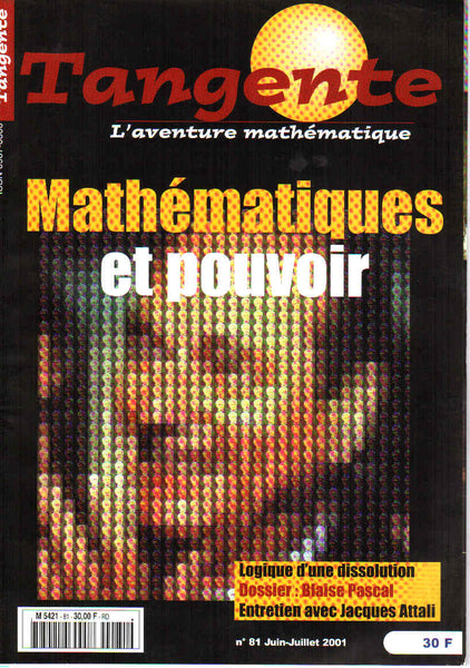 Numéro 81 Tangente magazine - Mathématiques et pouvoir